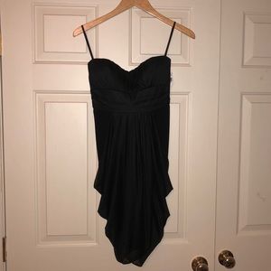 Black Strapless Dress, New, Size 3/4